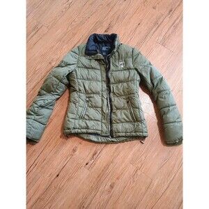 American Eagle Outfitters Women's Medium Dark Green Puffy Winter Coat